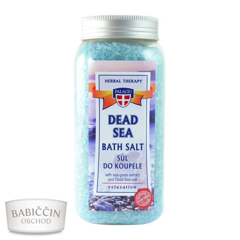Prírodná kozmetika - Mŕtve more soľ do kúpeľa 900g