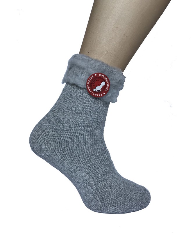 Výrobky z ovčej vlny - Mega termo ponožky sivé