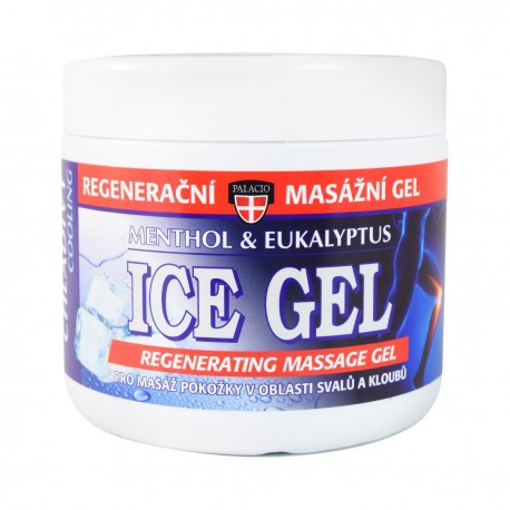 Bylinné krémy, soli a masti - ICE gél masážny 600 ml