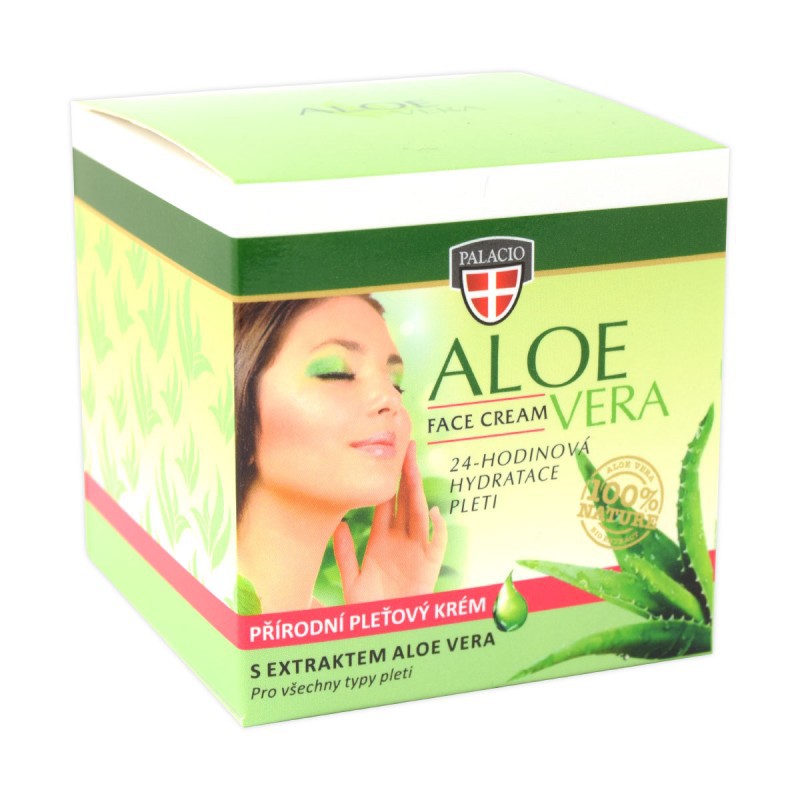 Prírodná kozmetika - Aloe Vera pleťový krém 50 ml