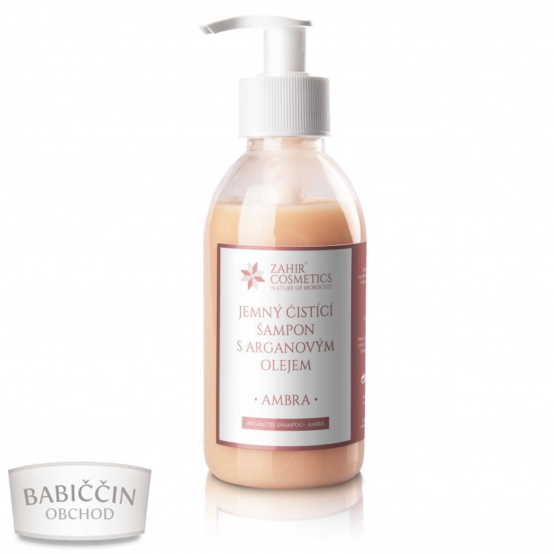Bio kozmetika - Jemný čistiaci šampón s arganovým olejom AMBRA