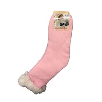 Spacie ponožky jednofarebné ružové